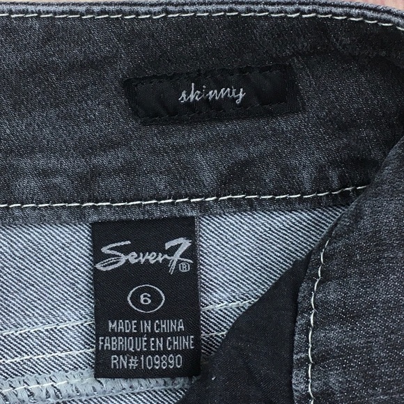 💸Seven7 Skinny Jean Size 6 - Picture 7 of 11